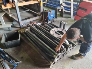 metal pipes
