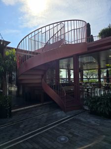 steel spiral staircase