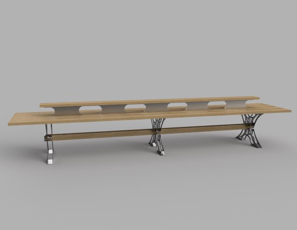 14-person dining table Stainless Steel - Image 3