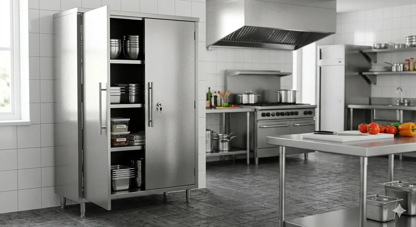 Stainless Steel Cupboard Fabrication